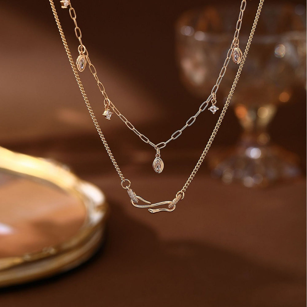 Loopbrek-charm necklace-Vintage Charm · Serpent Grace Necklace - zoom in