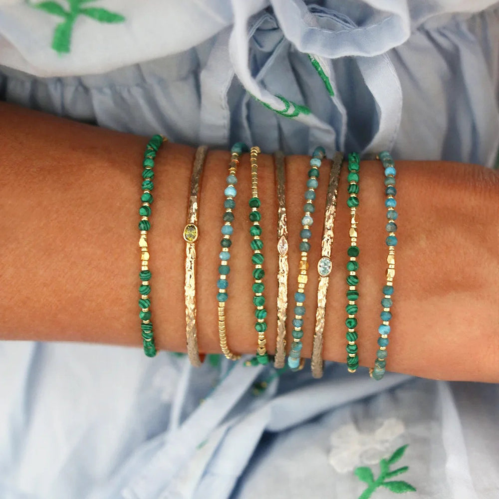 Loopbrek-beaded bracelets-Grapestone Beaded Bracelet - zoom in
