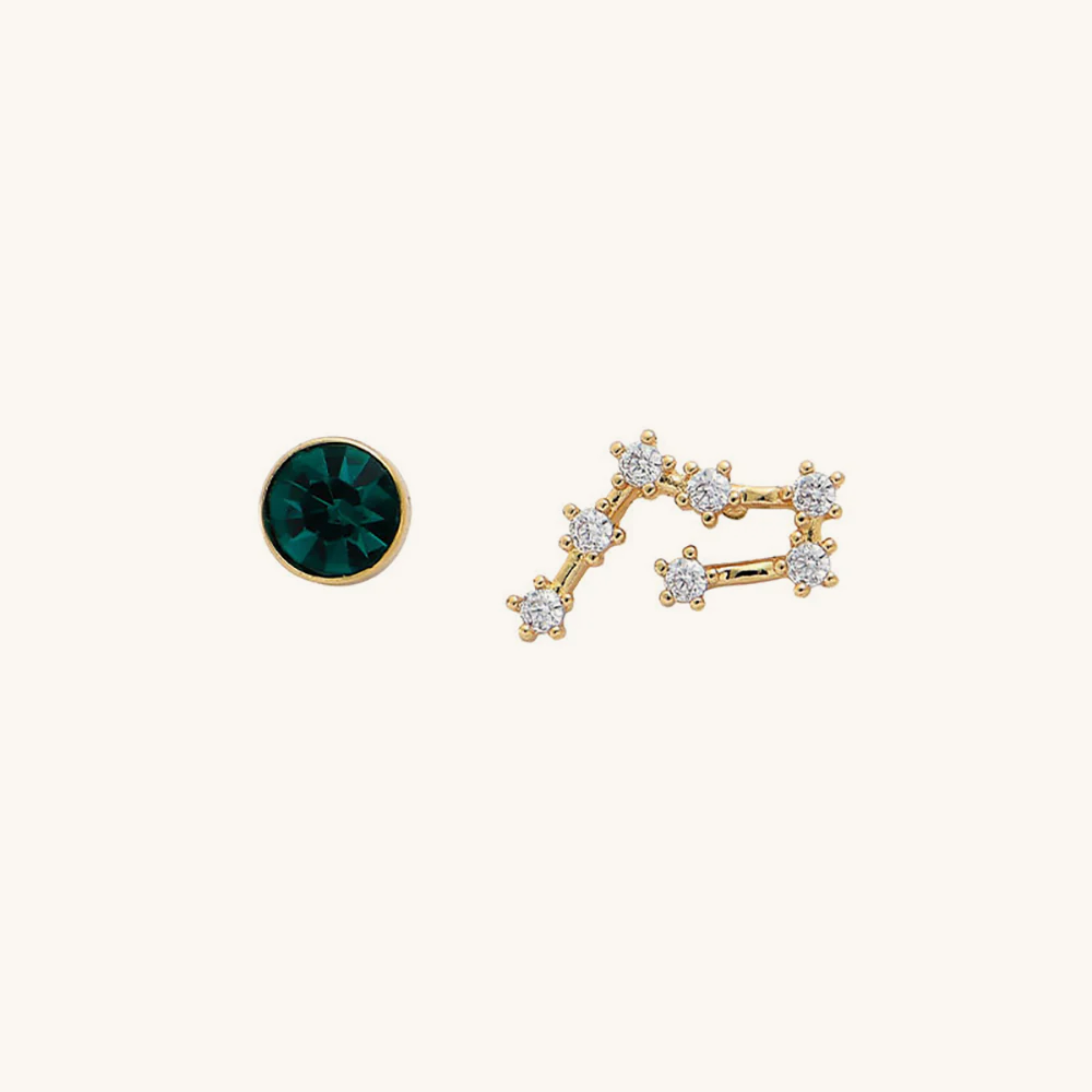 Loopbrek - stud earrings - Zodiac Birthstone Stud Earrings · A Cosmic Touch of You - capricorn