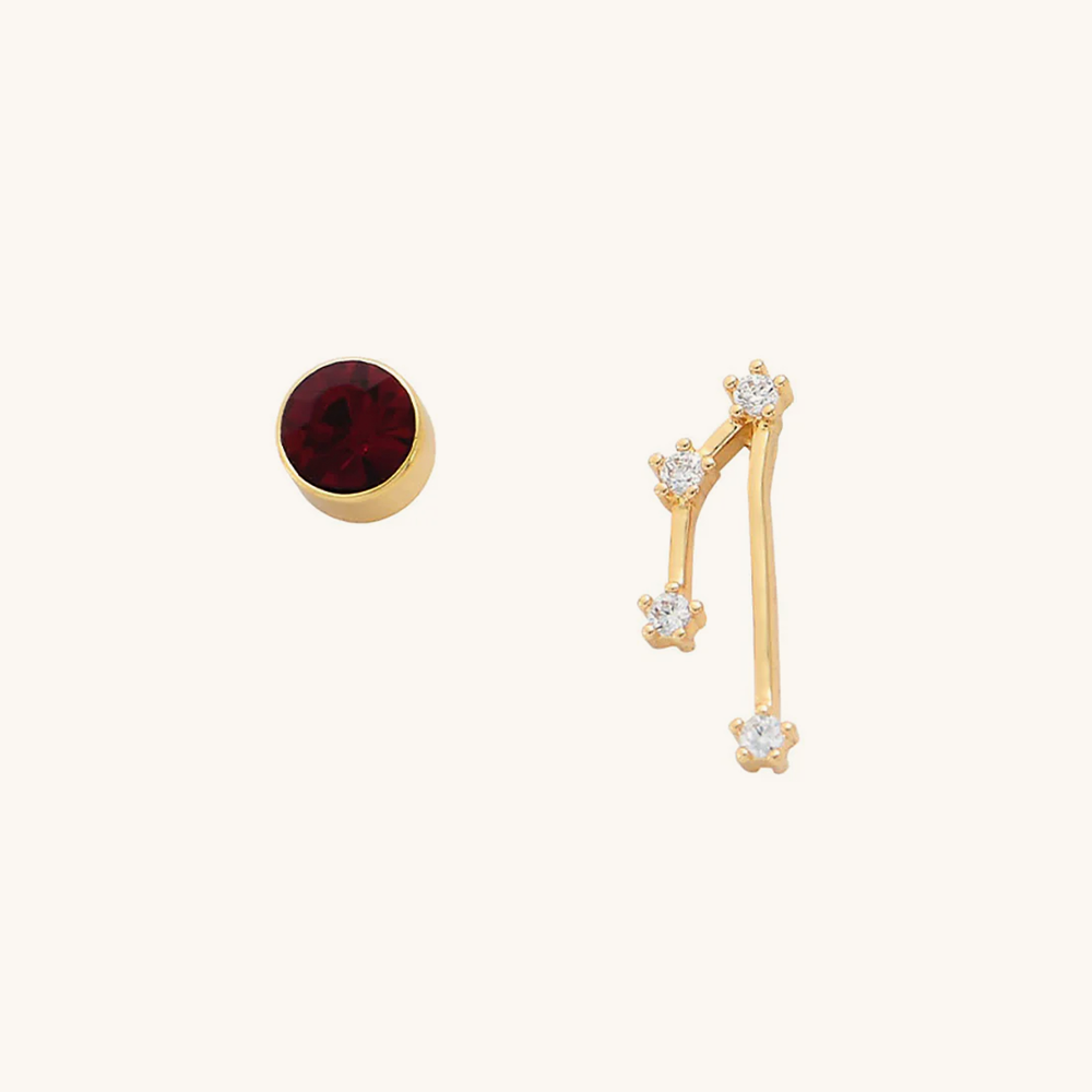 Loopbrek - stud earrings - Zodiac Birthstone Stud Earrings · A Cosmic Touch of You - taurus