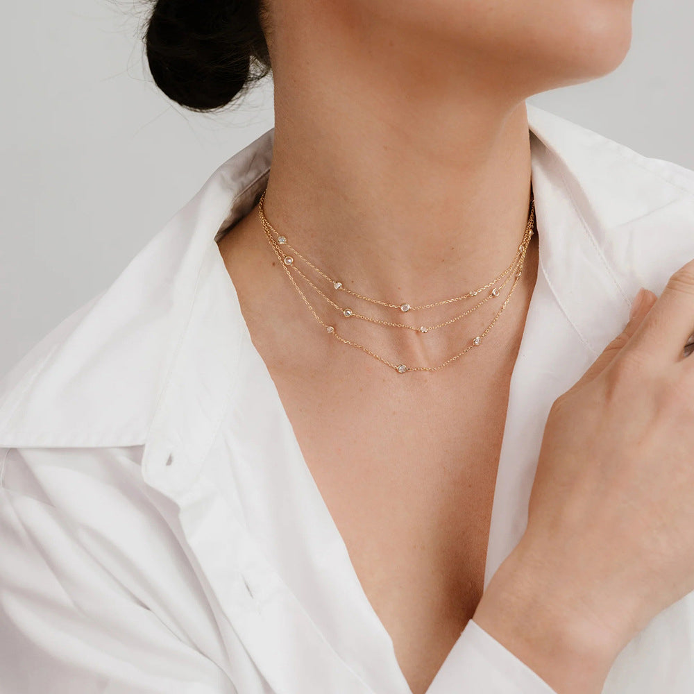 Loopbrek - layered necklaces - Triple Layered Necklace - zoom out