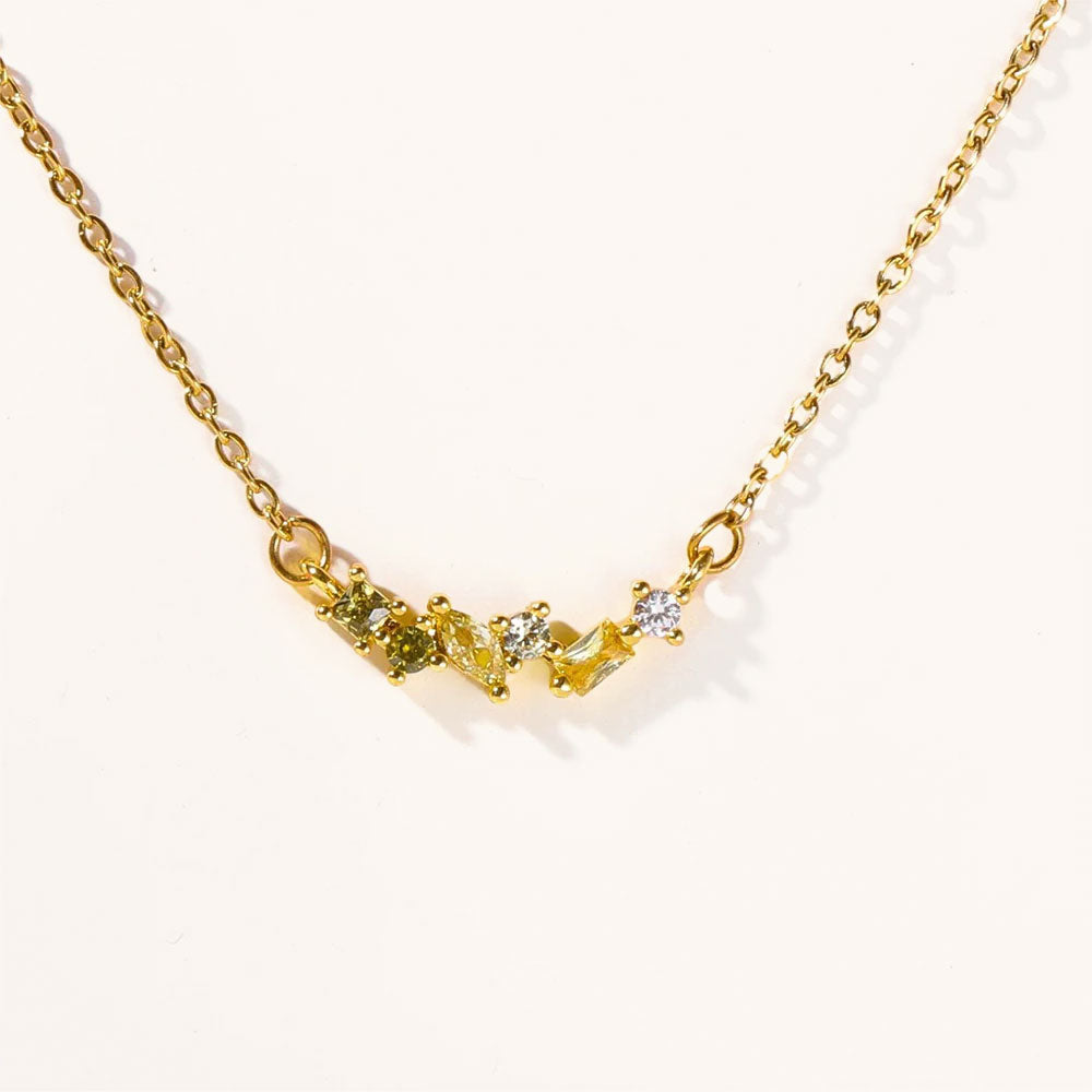 Loopbrek - pendant necklace - Hope&Love Rainbow Candy Necklace - color