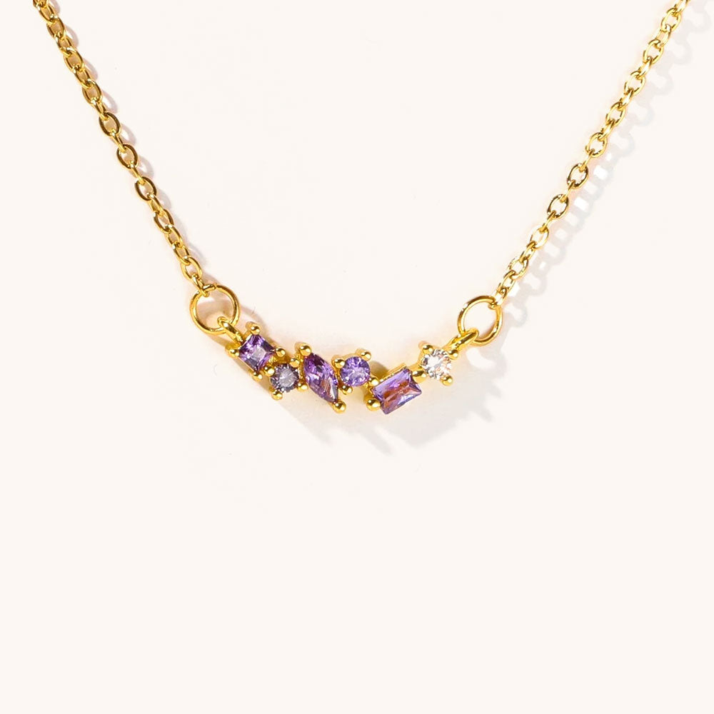 Loopbrek - pendant necklace - Hope&Love Rainbow Candy Necklace - color