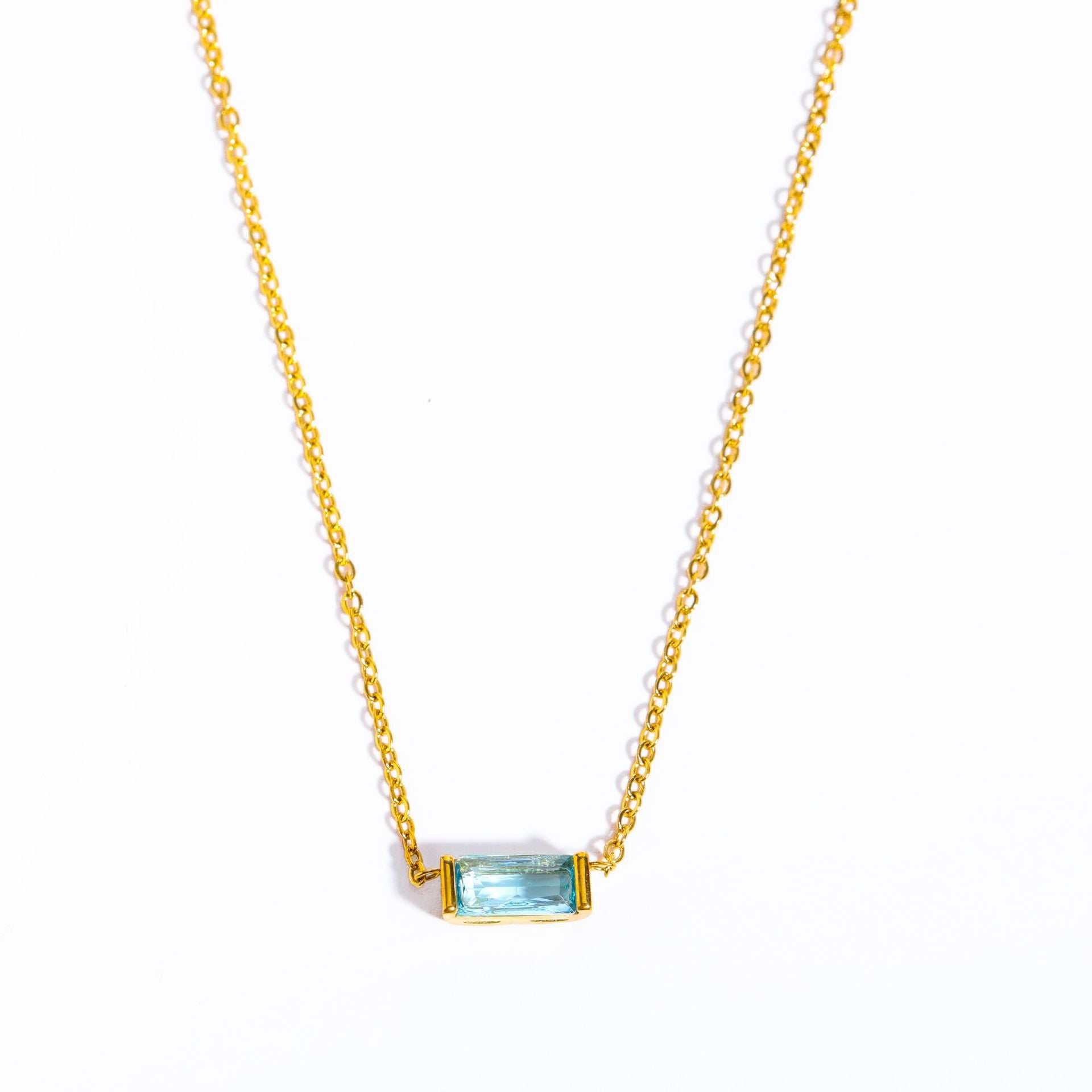 Star Kiss Birthstone Necklace