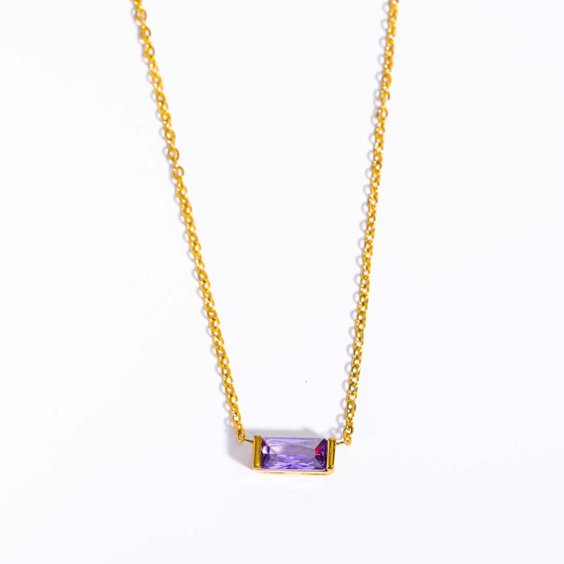 Star Kiss Birthstone Necklace