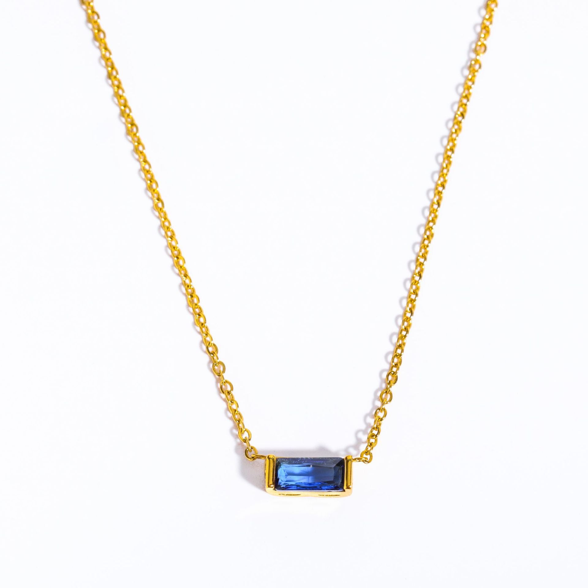 Star Kiss Birthstone Necklace