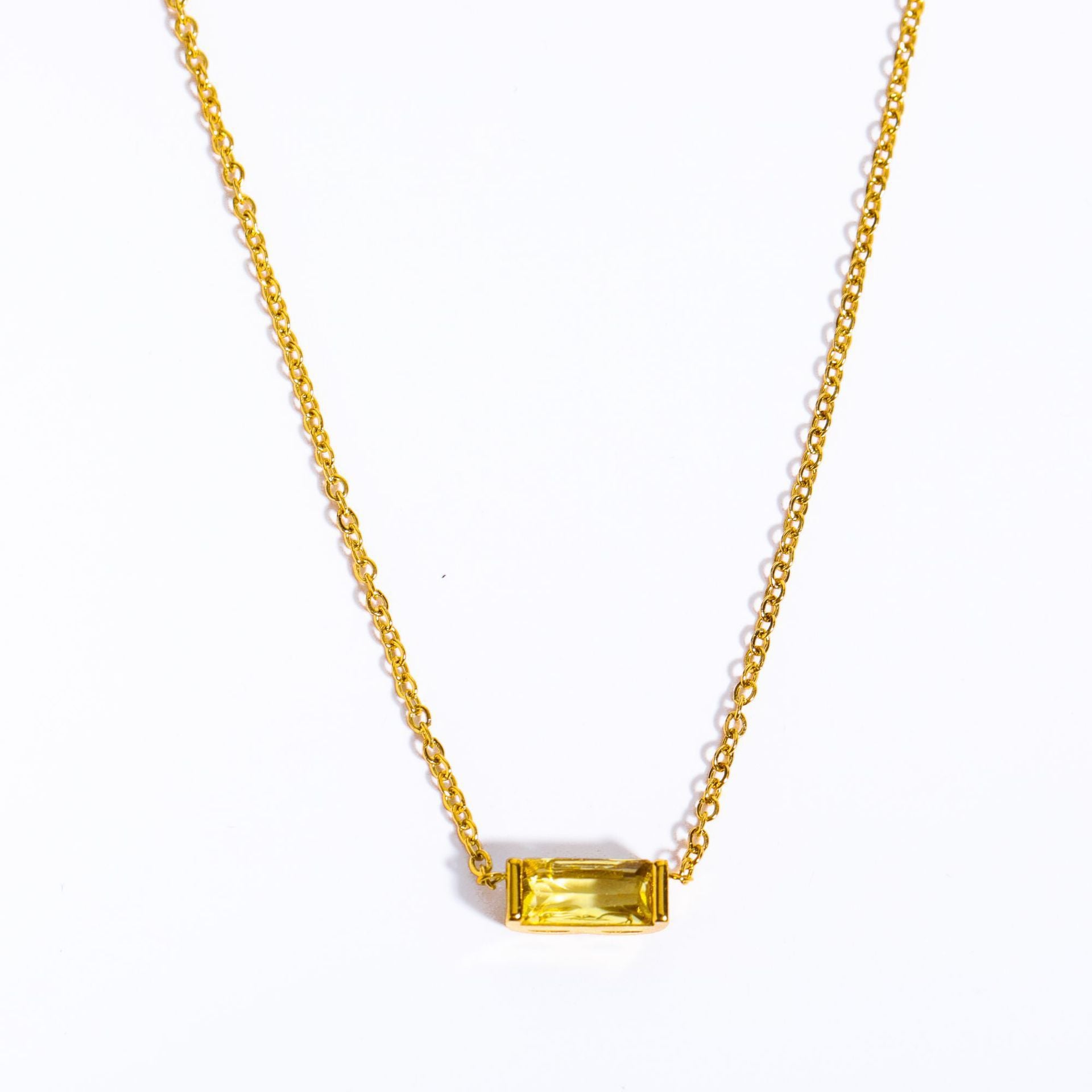 Star Kiss Birthstone Necklace