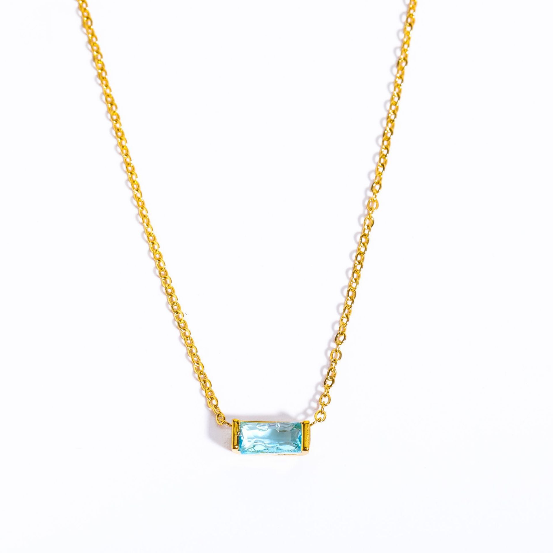 Star Kiss Birthstone Necklace