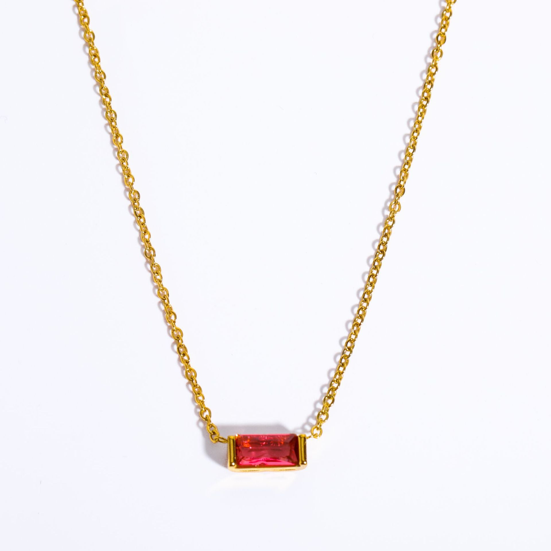 Star Kiss Birthstone Necklace