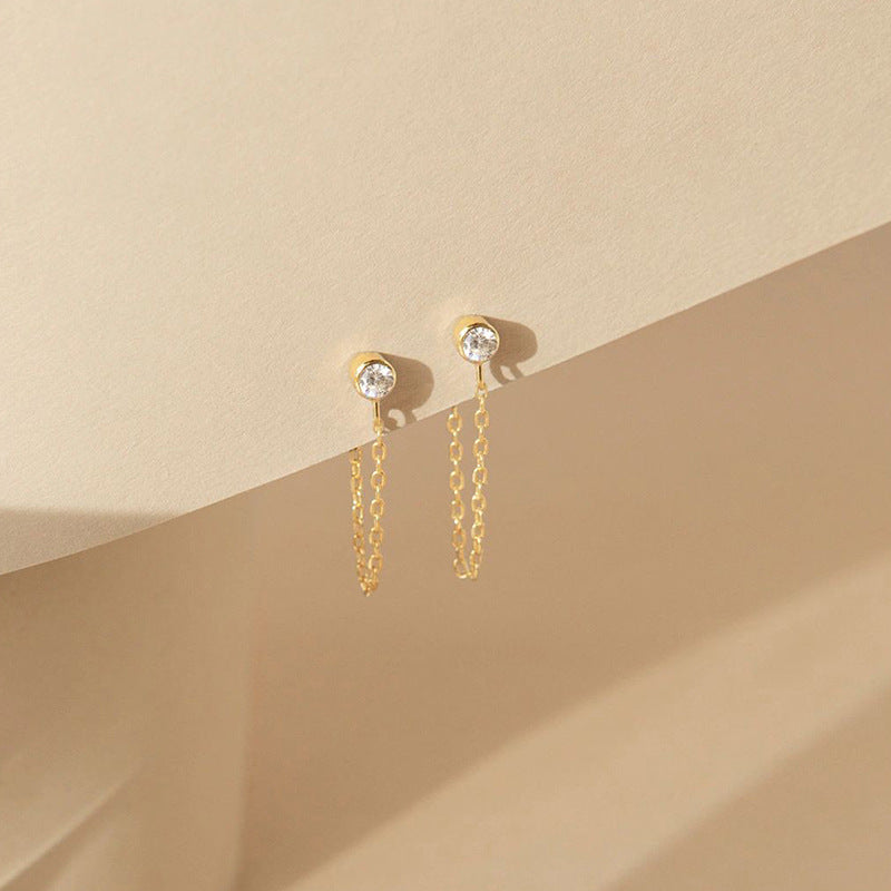 Starry Charm Tassel Earrings - Loopbrek