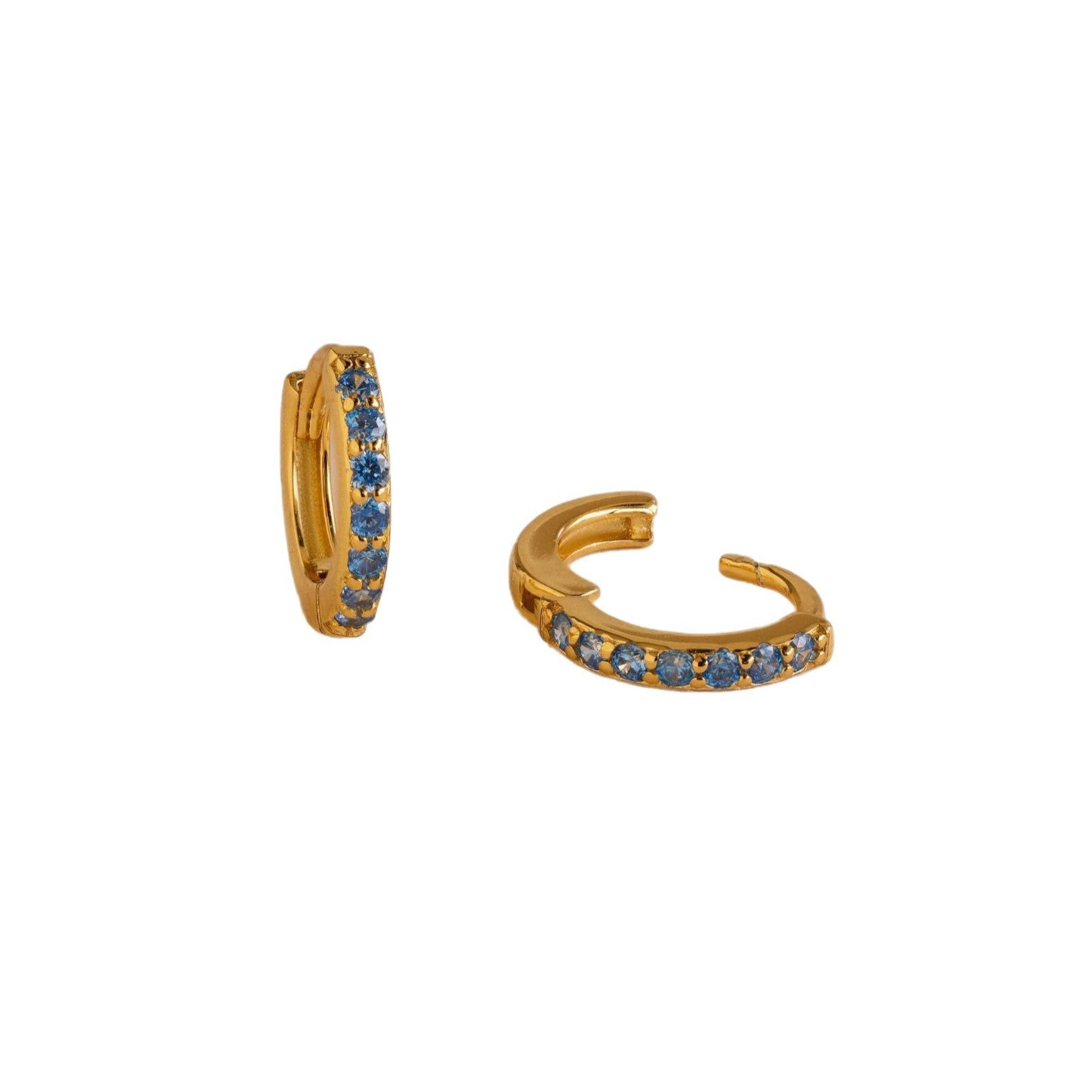 Star Track Birthstone Earrings - Loopbrek