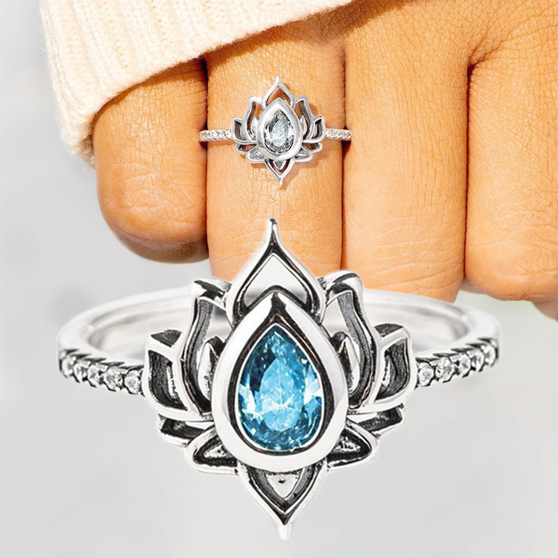 F♥︎ck It And Begin Again Lotus Ring