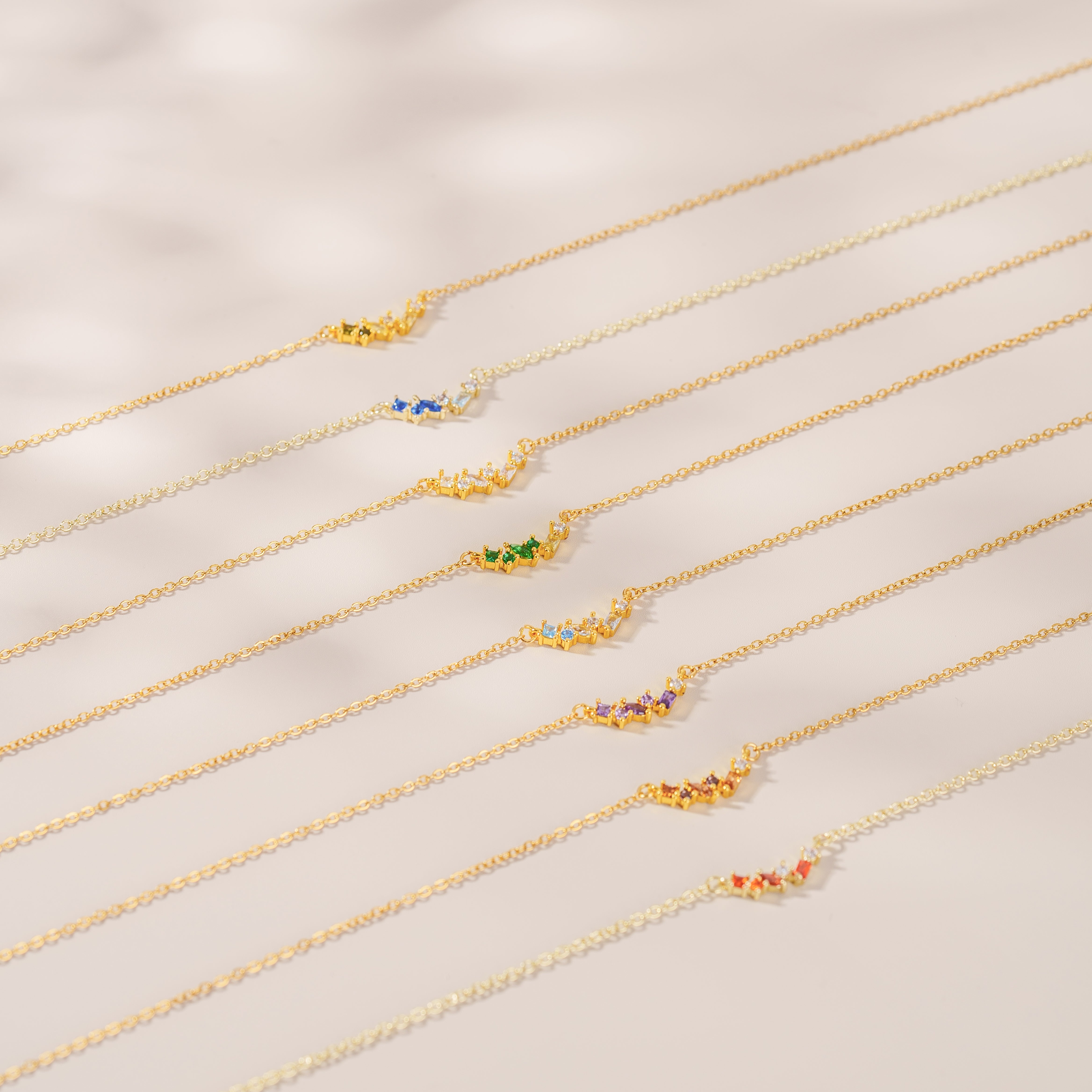 Hope&Love Rainbow Candy Necklace