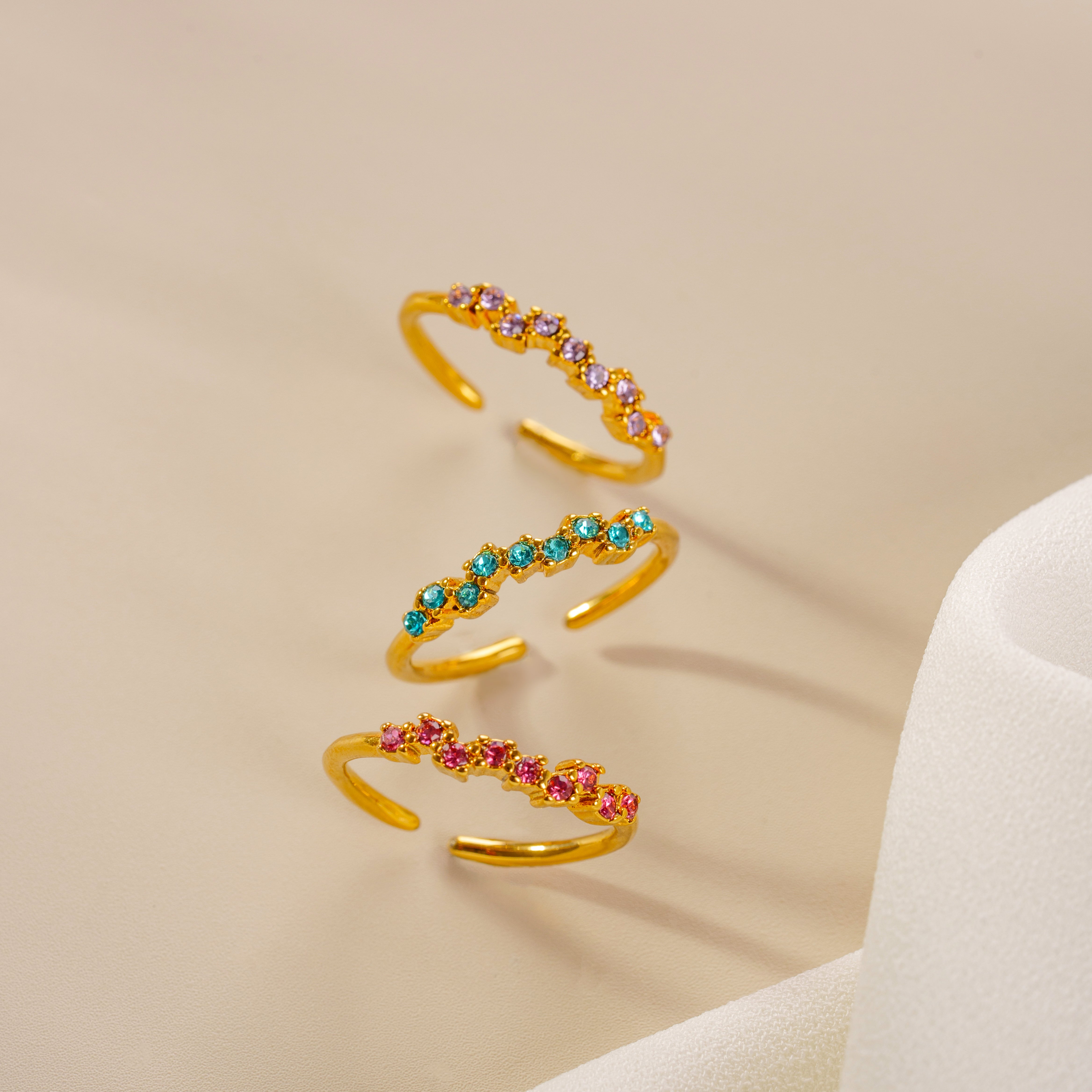 Personalized Birthstone Ring - Loopbrek