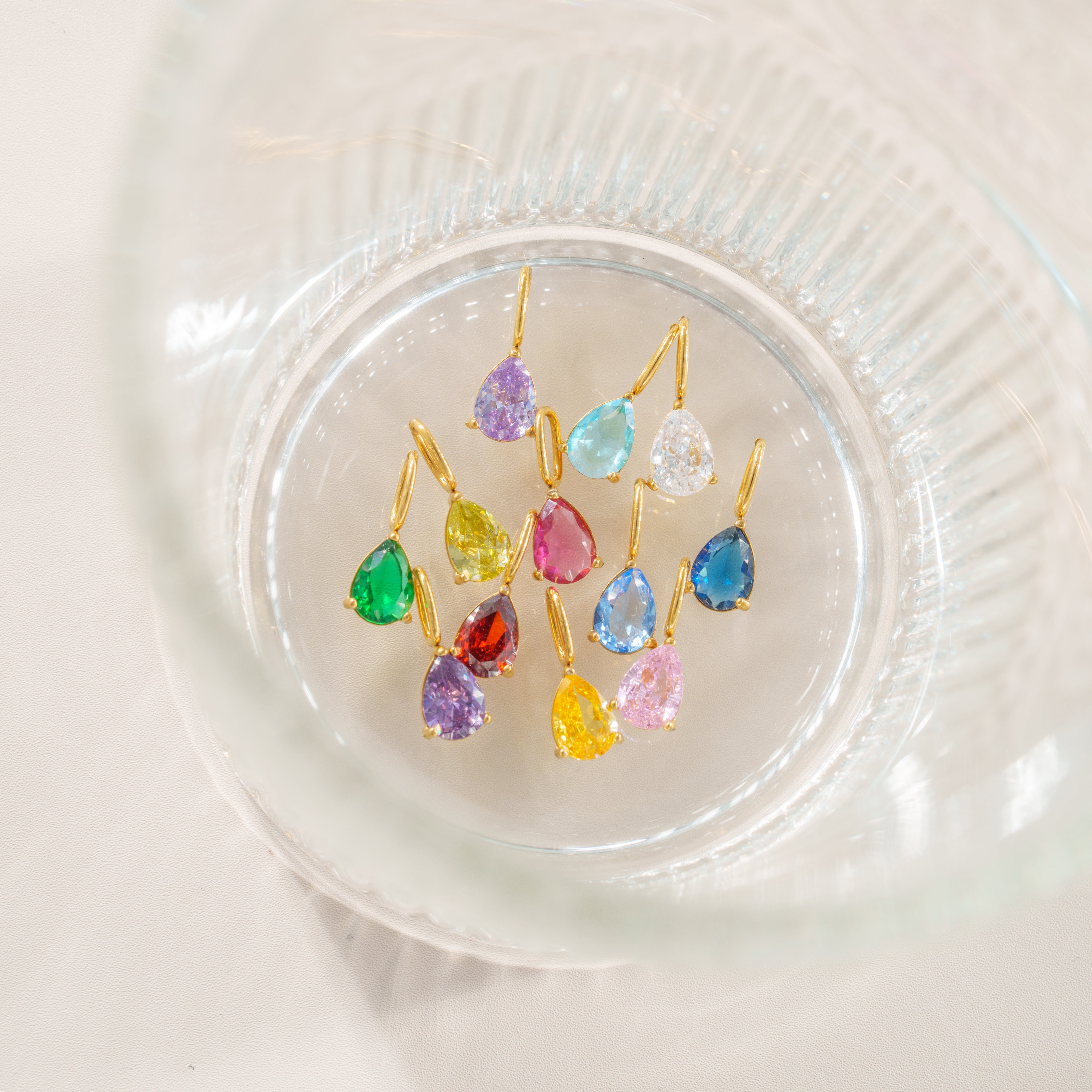 Colorful Gemstone Month Series Charm