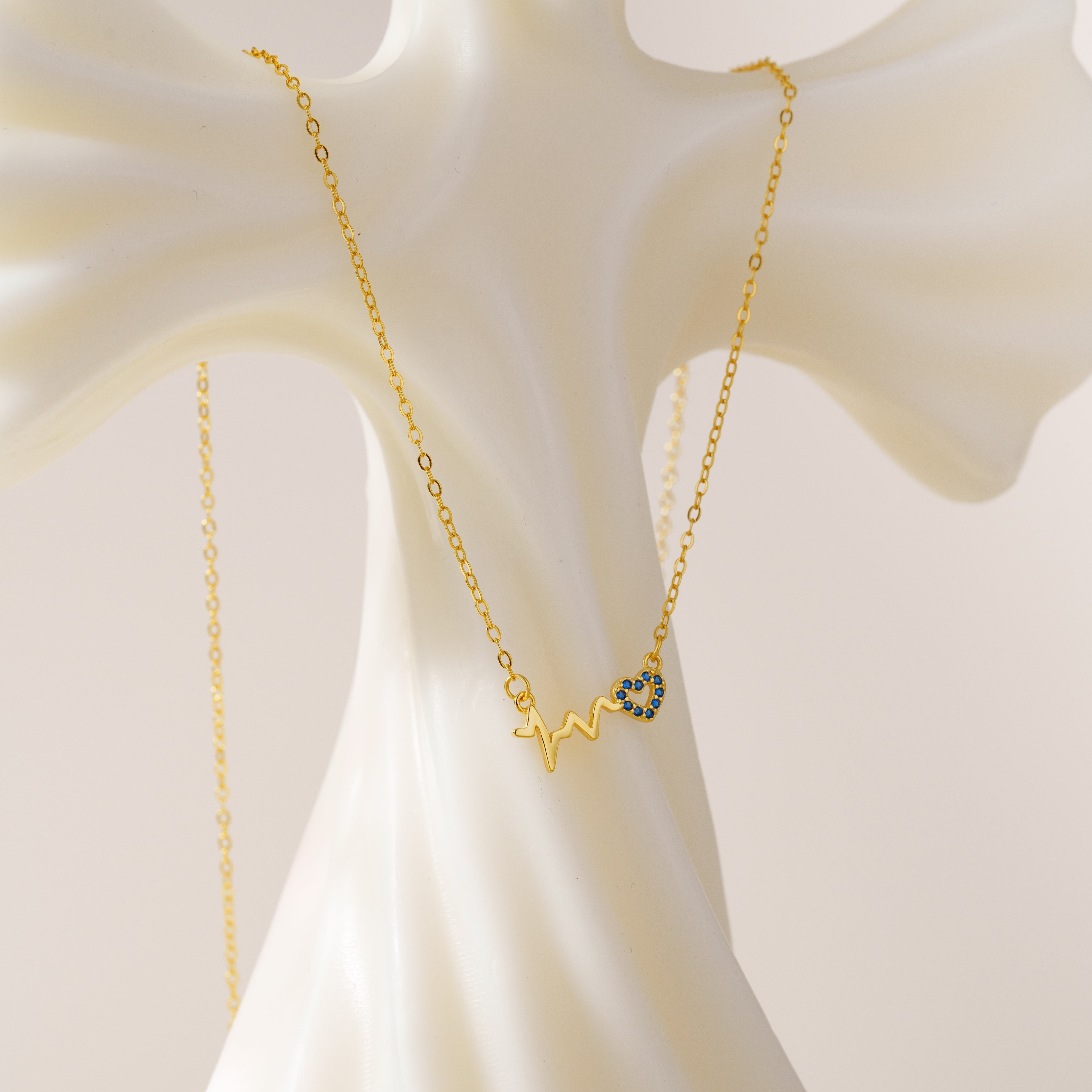 My Heart Beats Only For You Heartbeat Necklace - Loopbrek