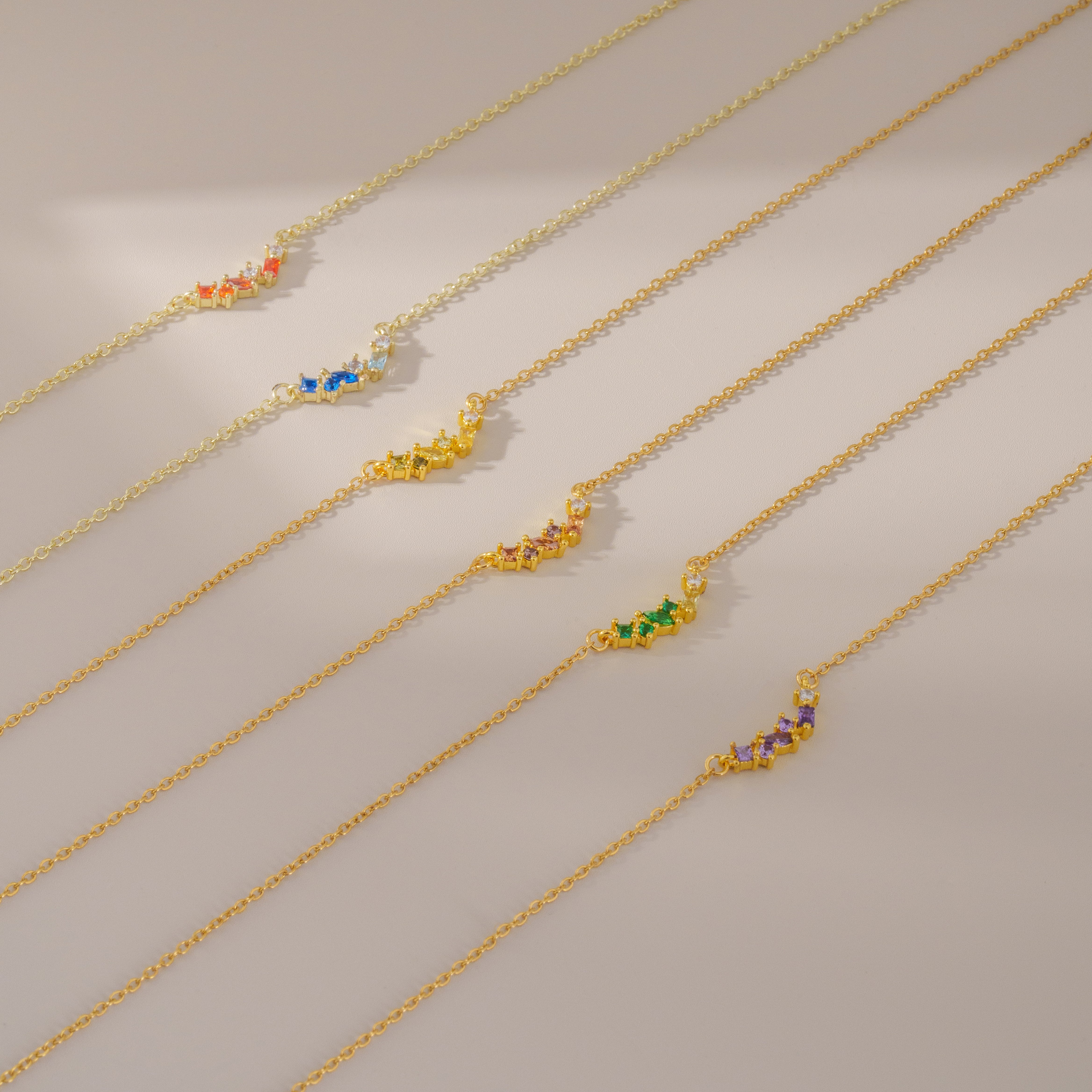 Hope&Love Rainbow Candy Necklace