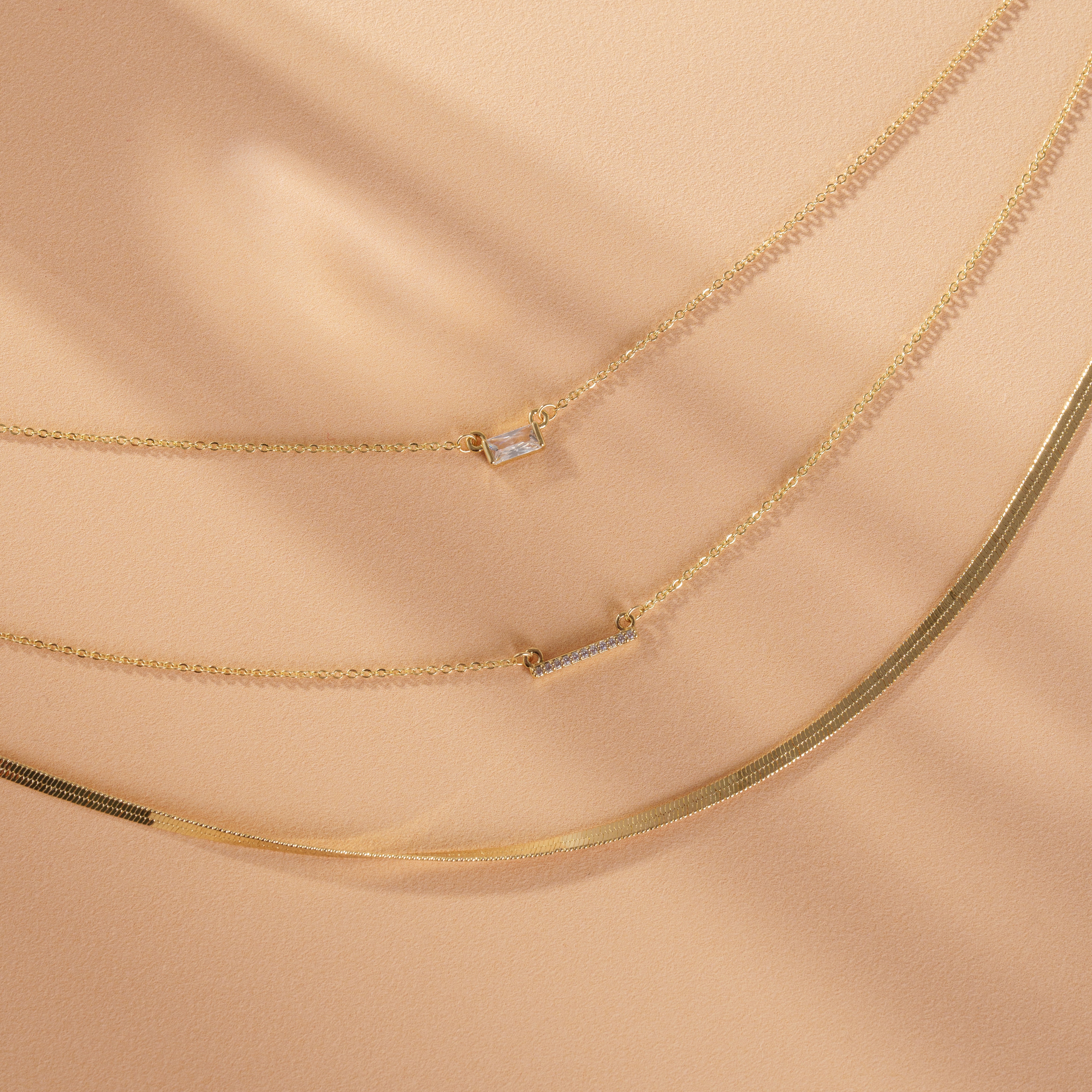 The Triple Charm · Layered Necklace - Loopbrek
