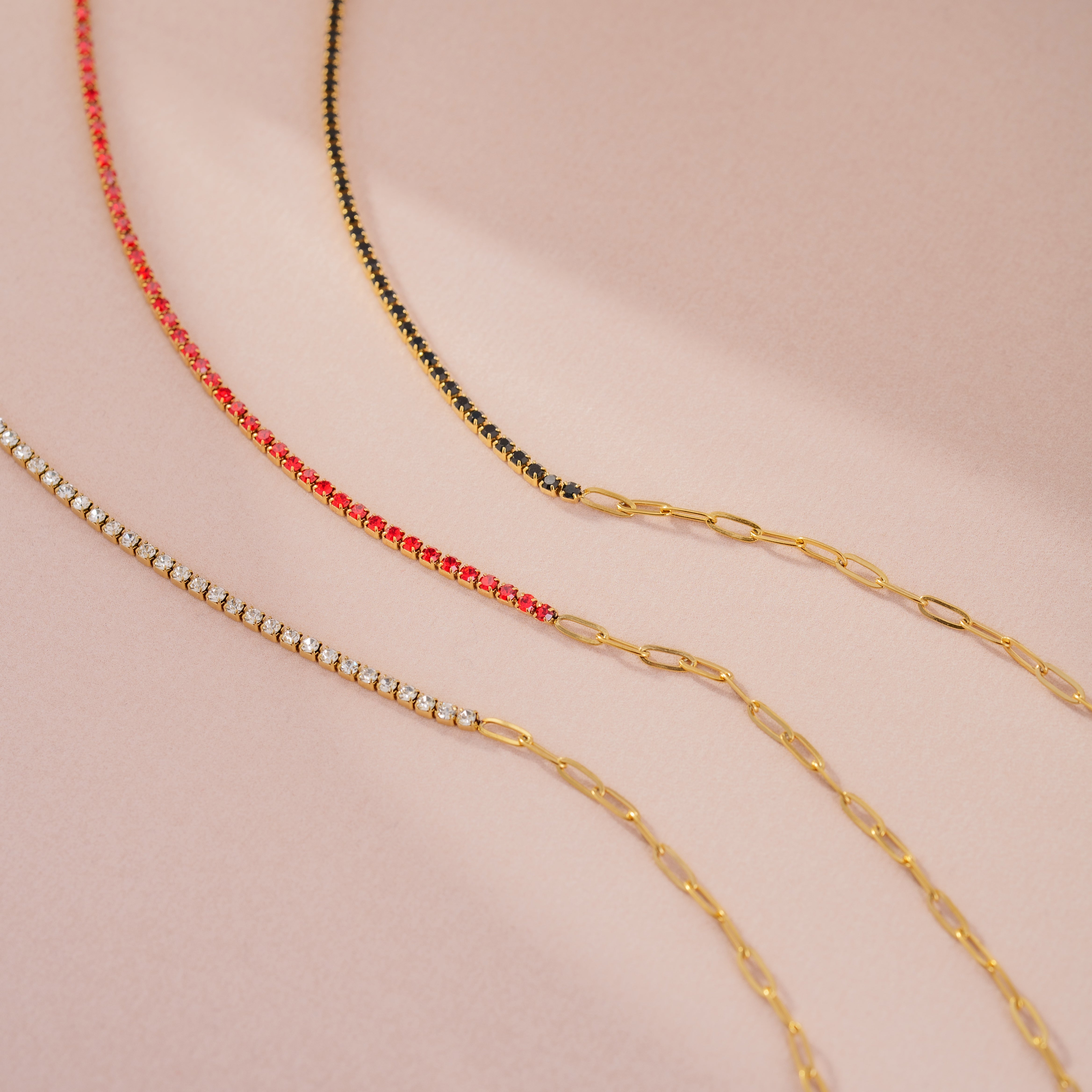 Shimmering Allure · Multicolor Zircon Necklace - Loopbrek