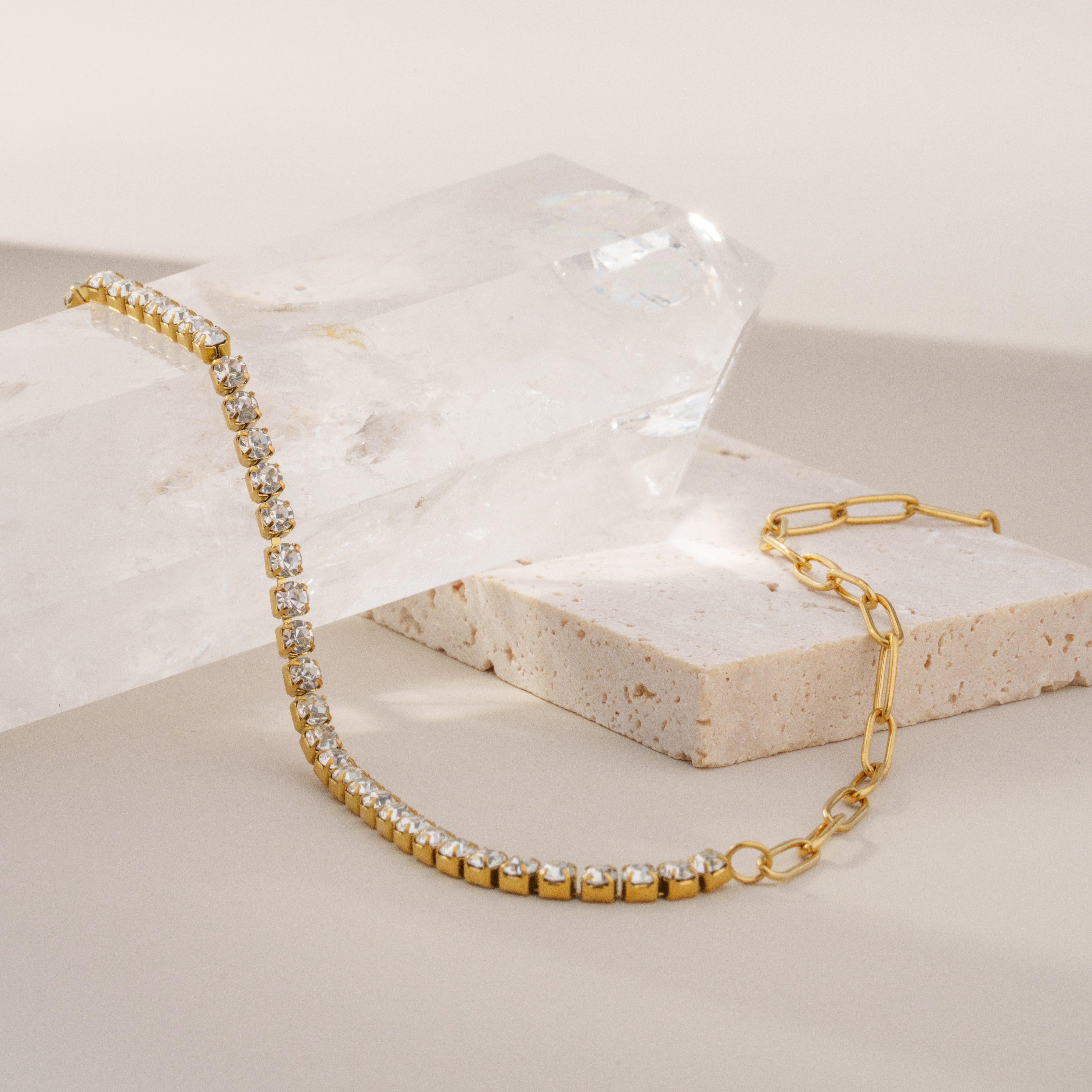 A Timeless Connection · Branch & Zircon Necklace