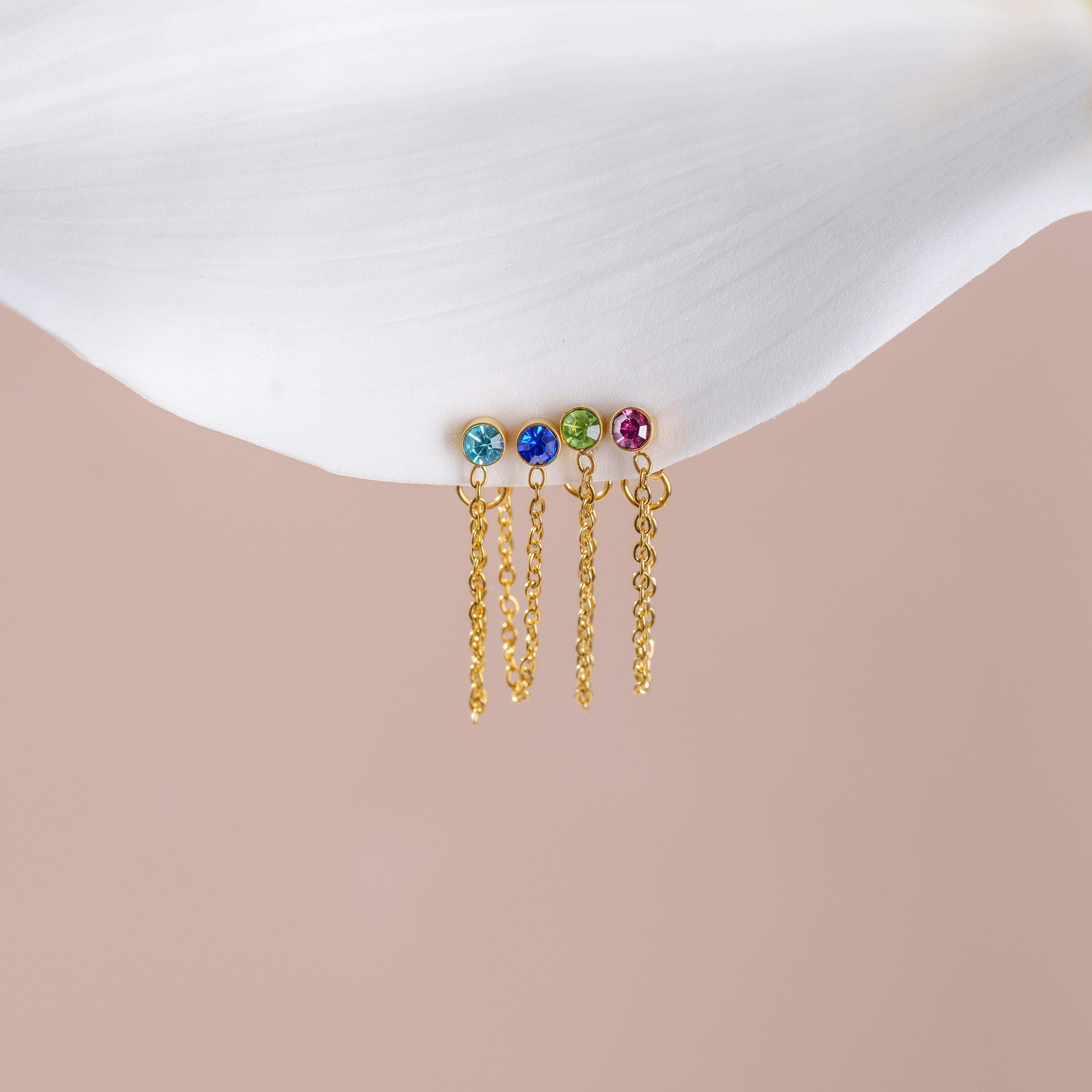 Starry Charm Tassel Earrings - Loopbrek
