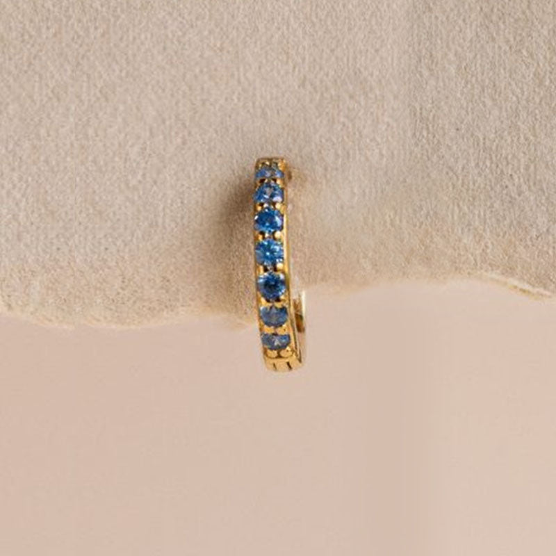 Star Track Birthstone Earrings - Loopbrek
