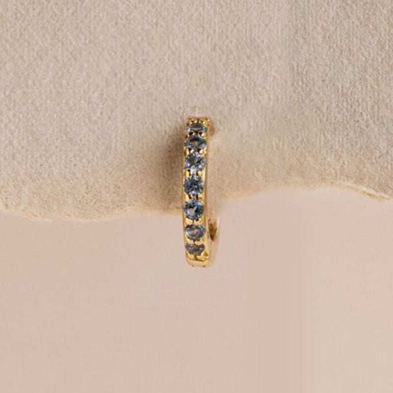 Star Track Birthstone Earrings - Loopbrek