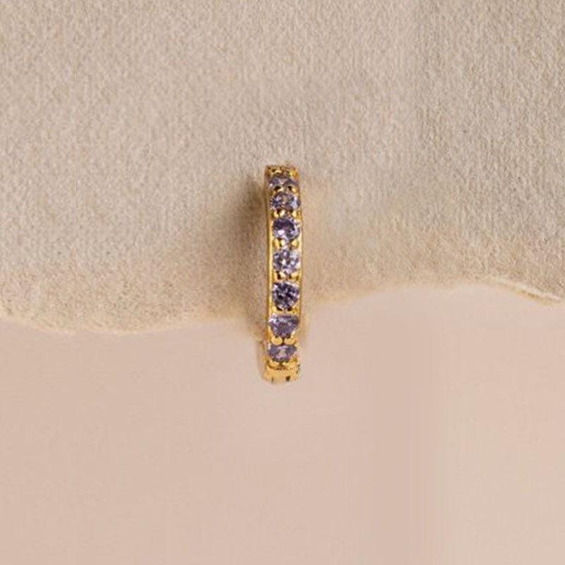 Star Track Birthstone Earrings - Loopbrek