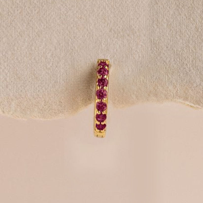 Star Track Birthstone Earrings - Loopbrek