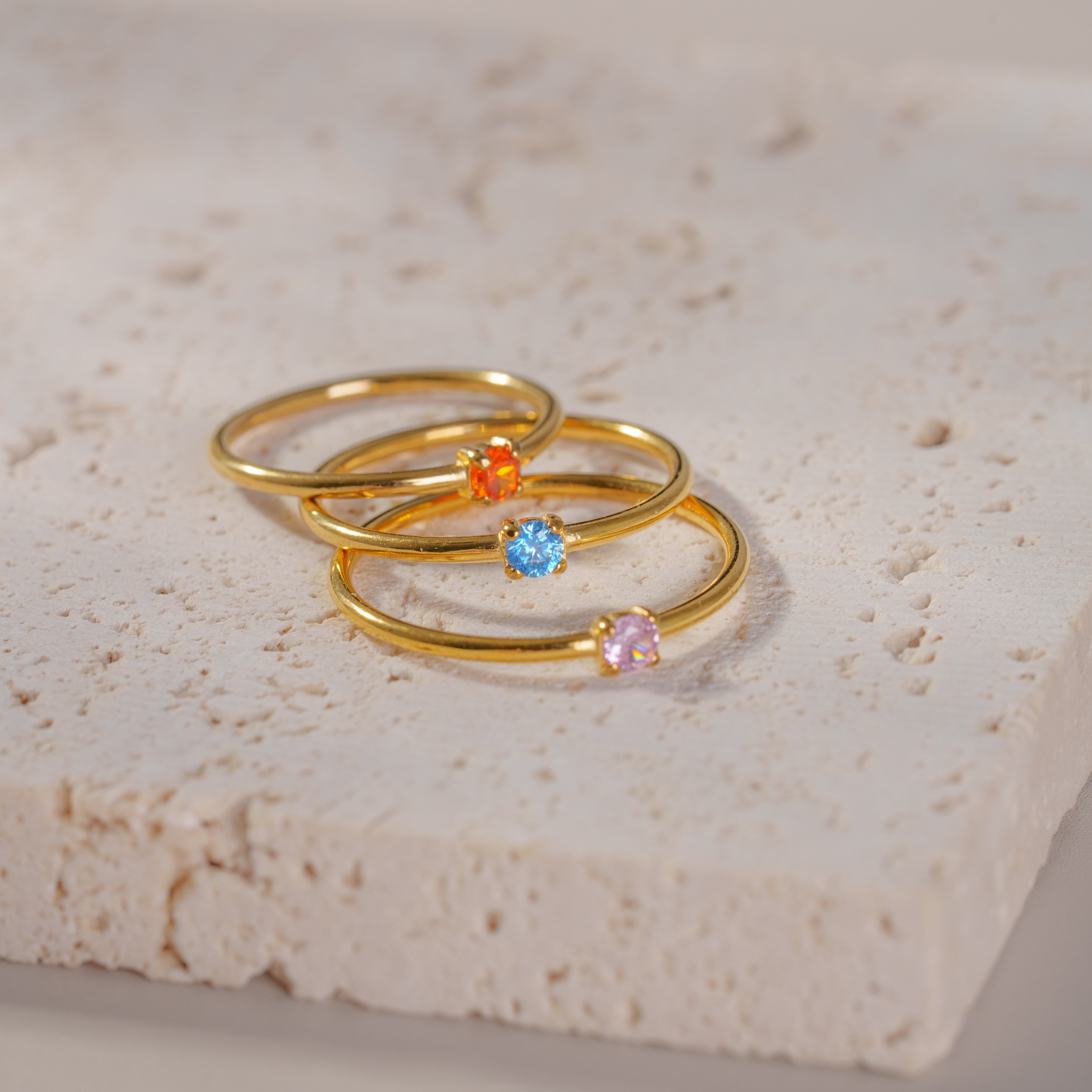 Mini Birthstone Ring - Loopbrek