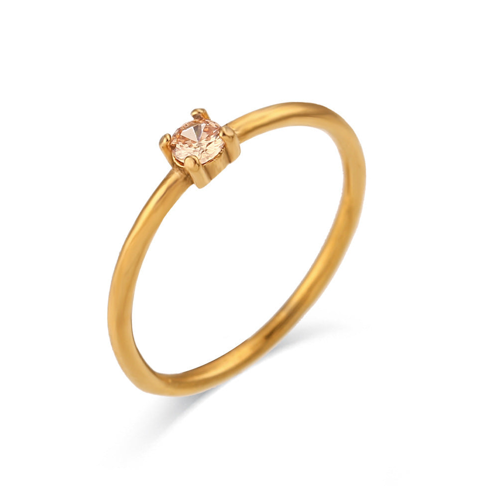 Mini Birthstone Ring - Loopbrek