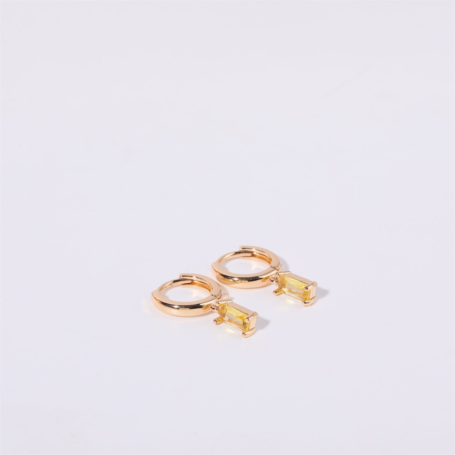 Geometric Birthstone Earrings - Loopbrek