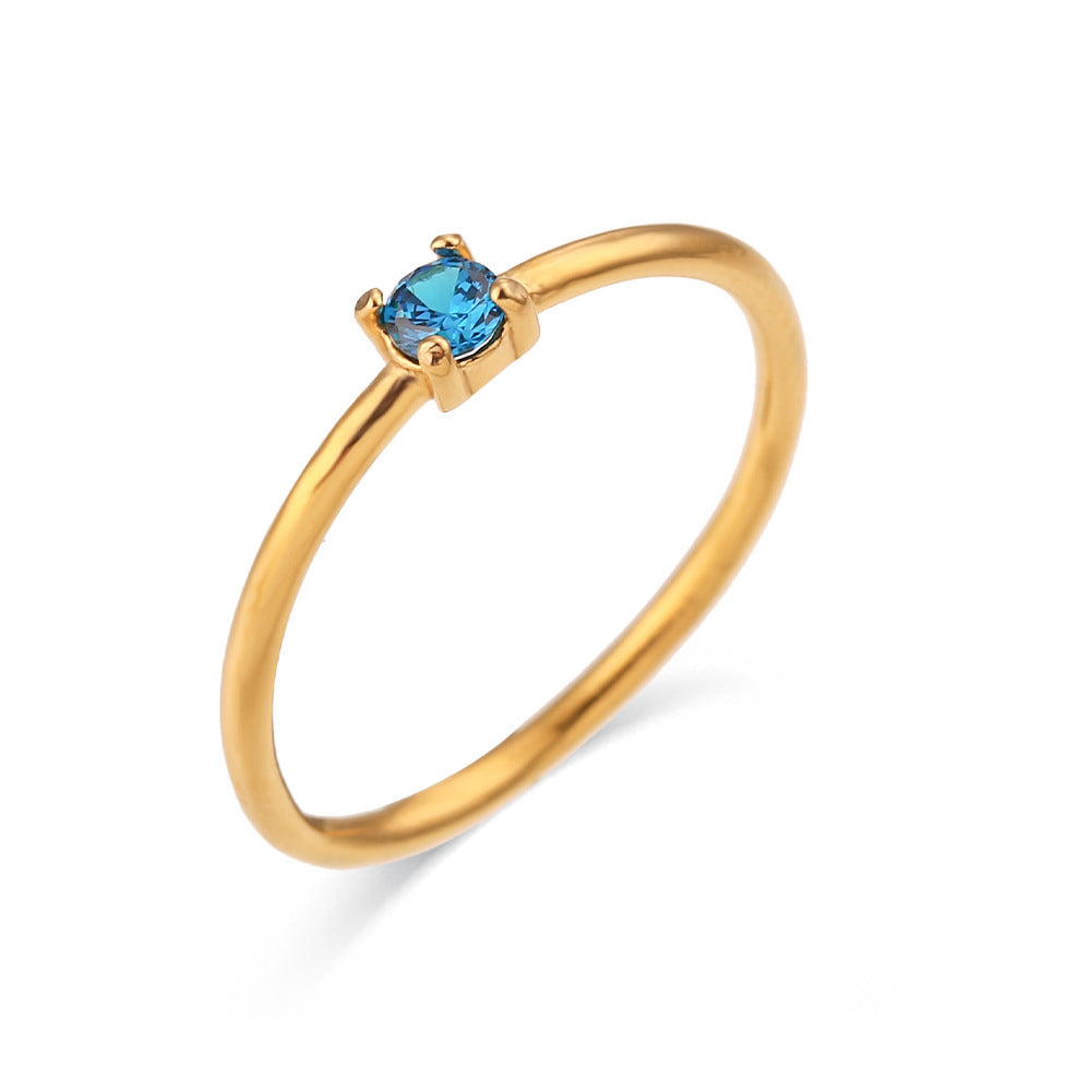 Mini Birthstone Ring - Loopbrek