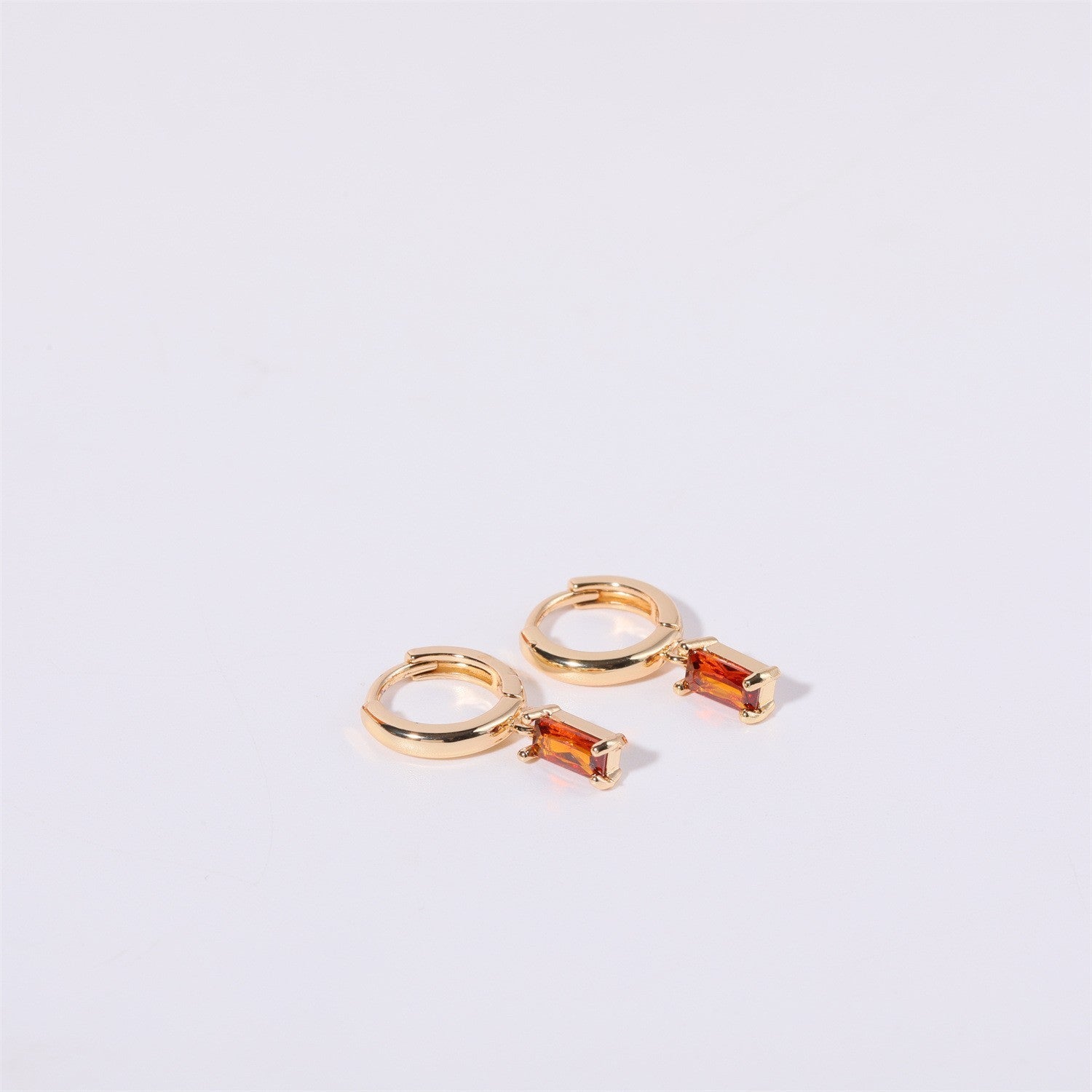Geometric Birthstone Earrings - Loopbrek
