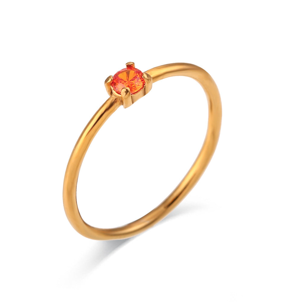 Mini Birthstone Ring - Loopbrek