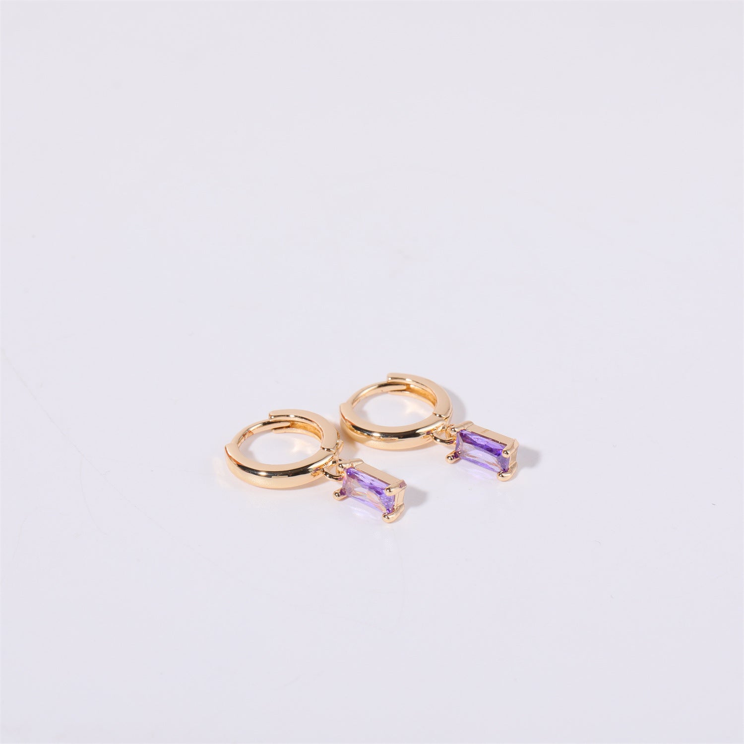 Geometric Birthstone Earrings - Loopbrek