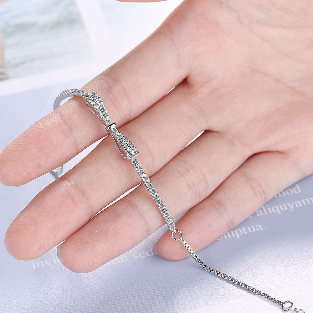 Loopbrek - bow bracelet - Knot Of True Friendship Shiny Bow Bracelet - zoom in