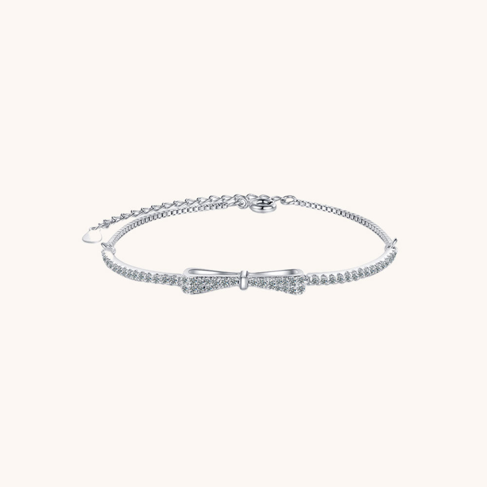 Loopbrek - bow bracelet - Knot Of True Friendship Shiny Bow Bracelet - zoom in
