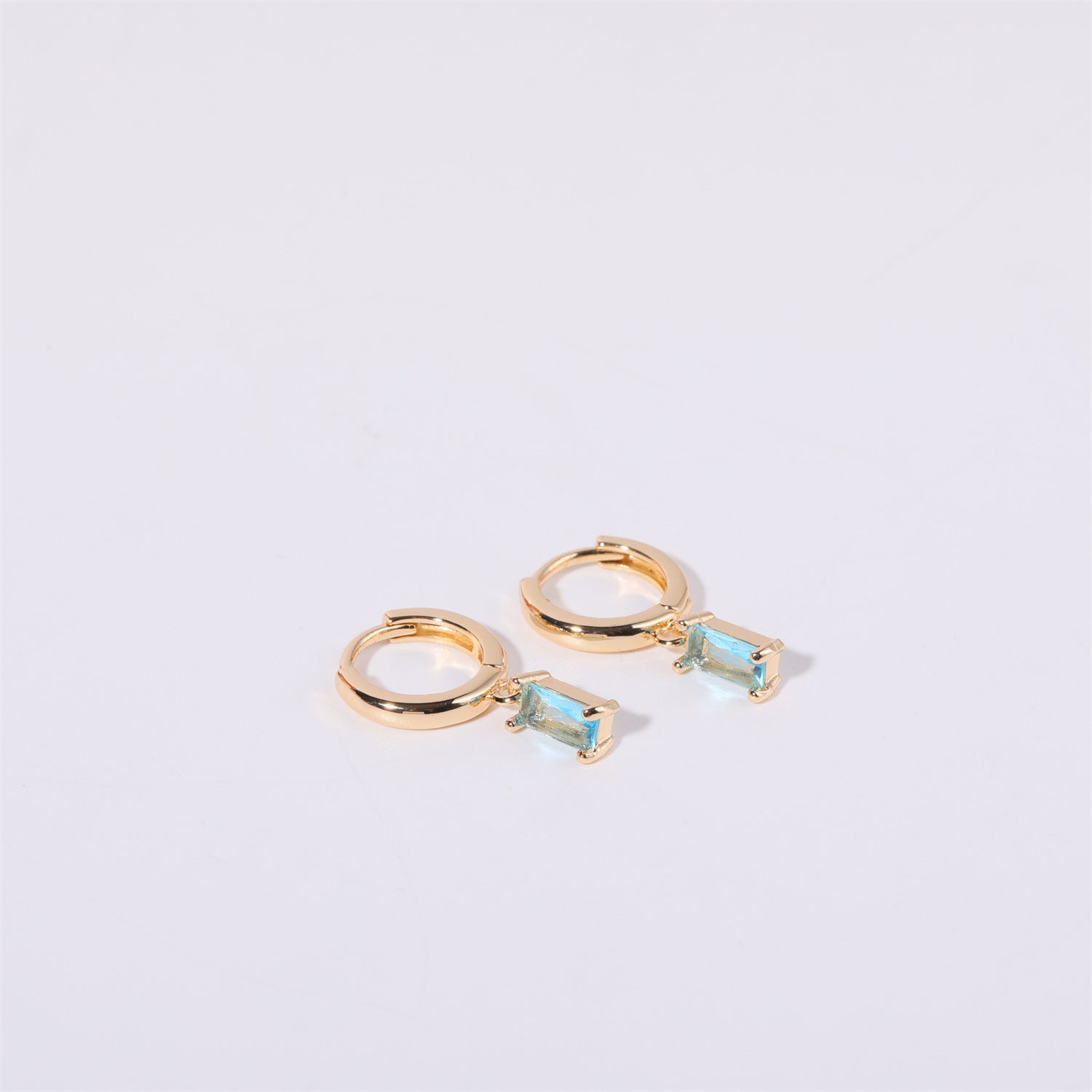 Geometric Birthstone Earrings - Loopbrek
