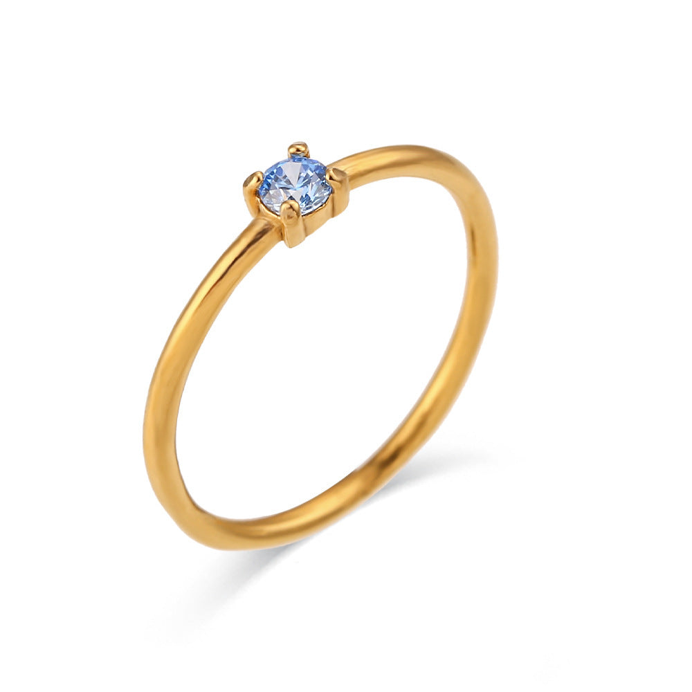 Mini Birthstone Ring - Loopbrek