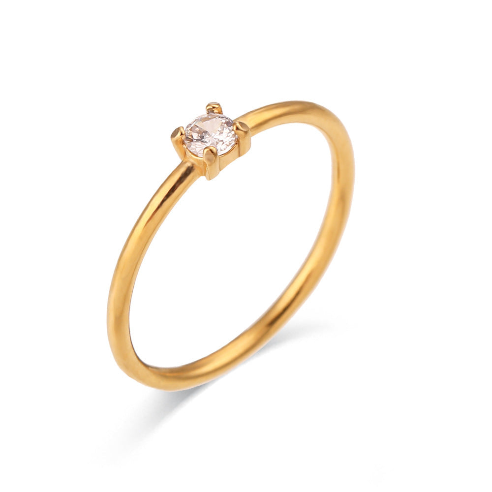 Mini Birthstone Ring - Loopbrek