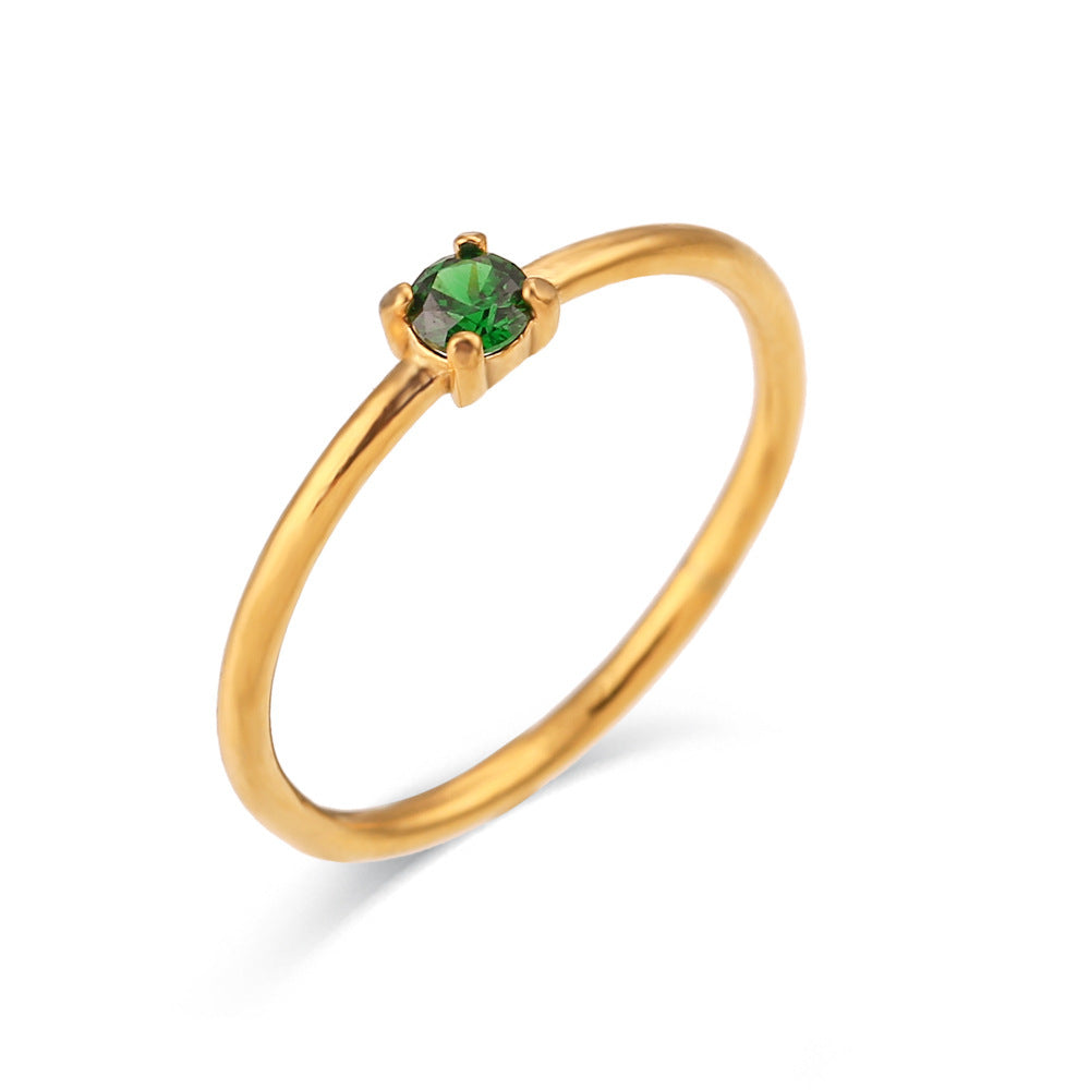 Mini Birthstone Ring - Loopbrek