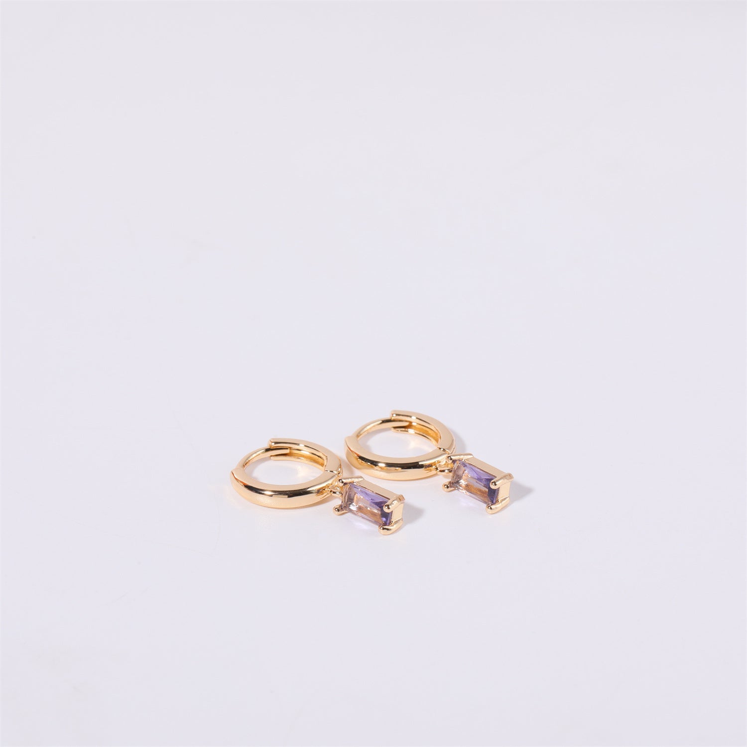 Geometric Birthstone Earrings - Loopbrek