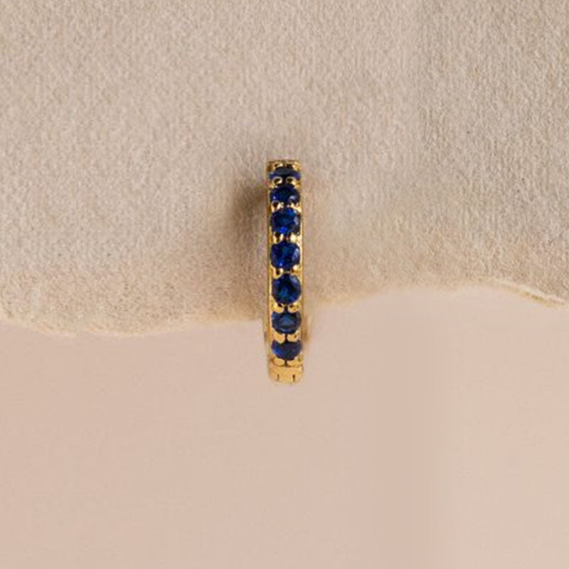 Star Track Birthstone Earrings - Loopbrek