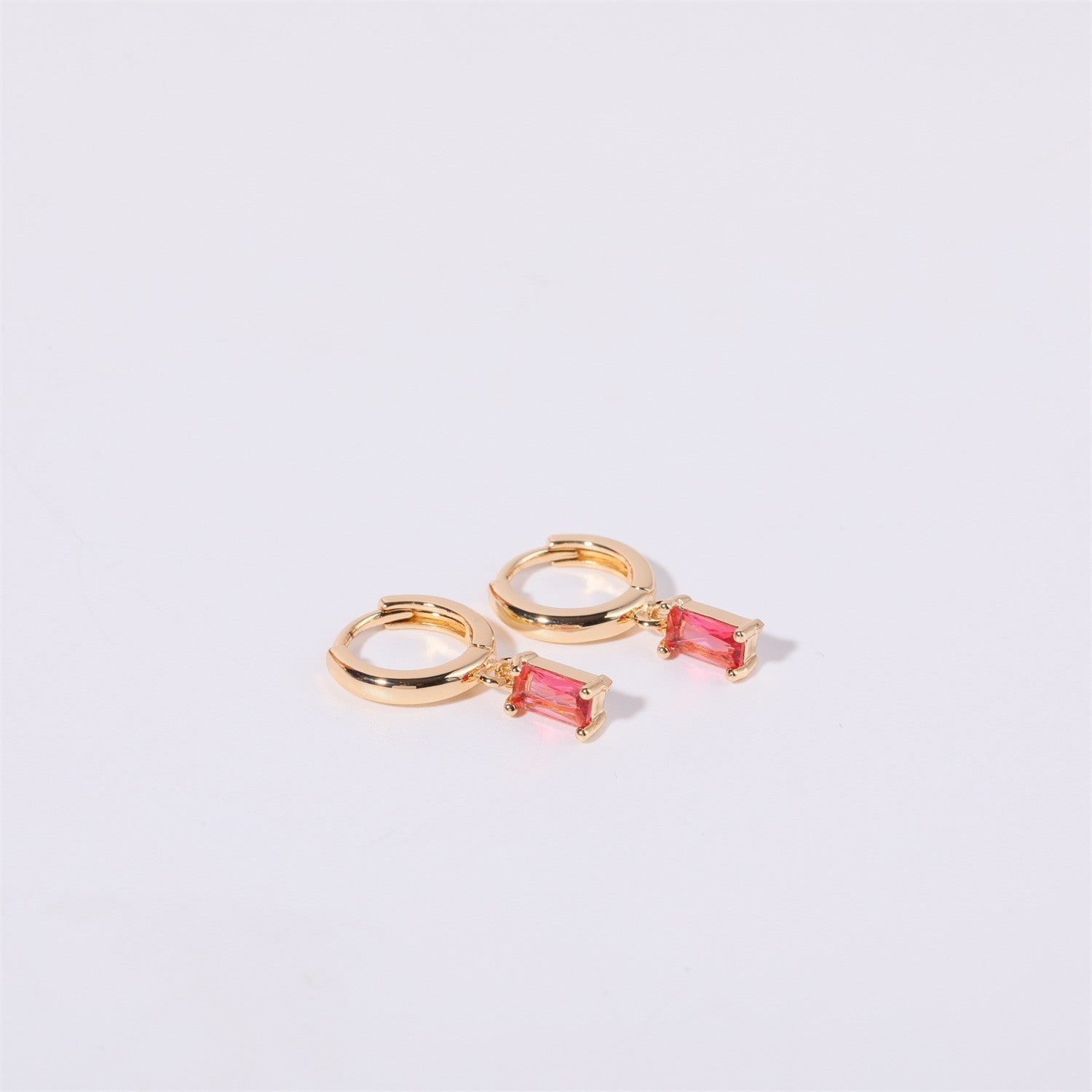 Geometric Birthstone Earrings - Loopbrek