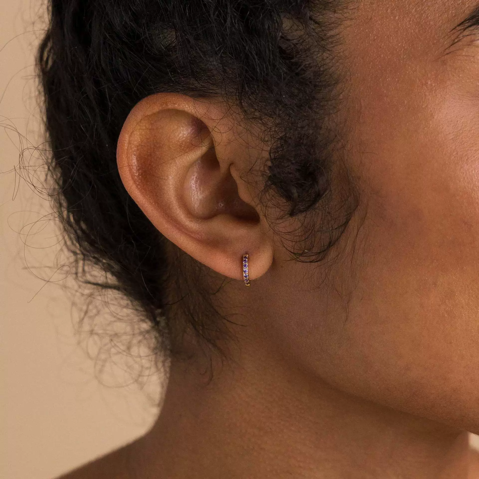 Star Track Birthstone Earrings - Loopbrek